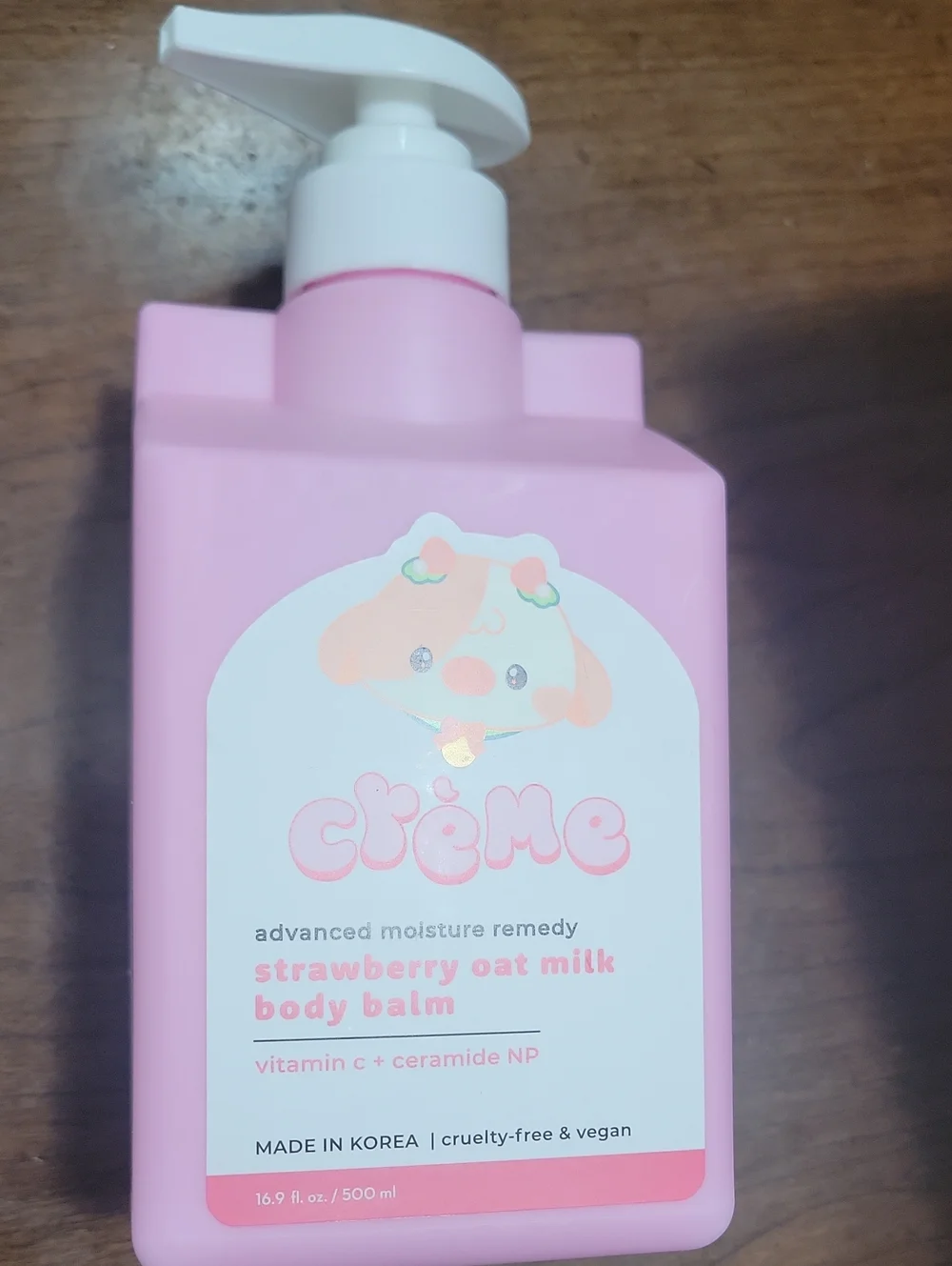 Creme shop strawberry oat milk body balm
